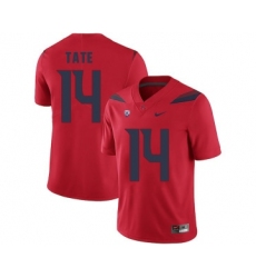 Arizona Wildcats 14 Khalil Tate Red College Football Jersey