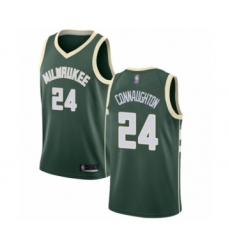 Youth Milwaukee Bucks #24 Pat Connaughton Swingman Green Basketball Jersey - Icon Edition