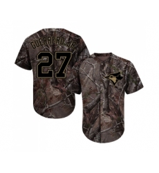 Men's Toronto Blue Jays #27 Vladimir Guerrero Jr. Authentic Camo Realtree Collection Flex Base Baseball Jersey
