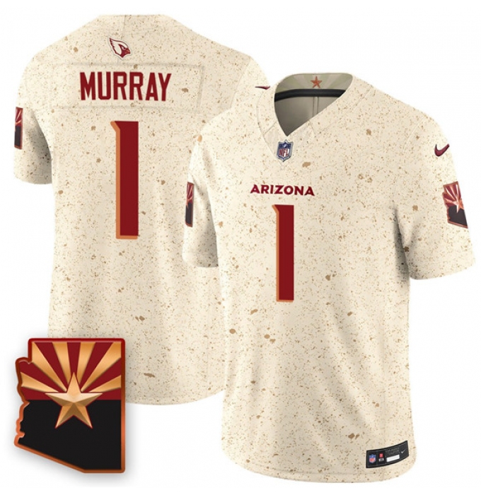 Men's Arizona Cardinals #1 Kyler Murray 2025 F.U.S.E. “Rivalries” Vapor Untouchable Limited Football Stitched Jersey