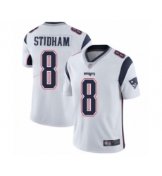 Youth New England Patriots #8 Jarrett Stidham White Vapor Untouchable Limited Player Football Jersey