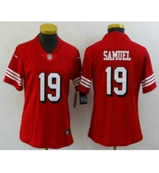 Women's San Francisco 49ers #19 Deebo Samuel New 2021 Color Rush Vapor Untouchable Limited Jersey