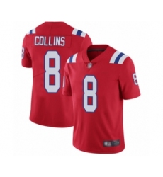 Youth New England Patriots #8 Jamie Collins Red Alternate Vapor Untouchable Limited Player Football Jersey
