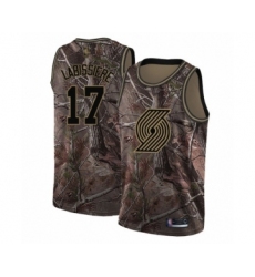 Youth Portland Trail Blazers #17 Skal Labissiere Swingman Camo Realtree Collection Basketball Jersey