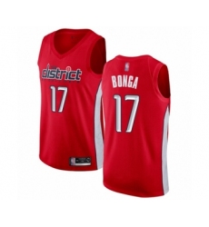 Women's Washington Wizards #17 Isaac Bonga Red Swingman Jersey - Earned Edition