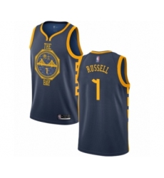 Women's Golden State Warriors #1 D'Angelo Russell Swingman Gold Basketball Jersey - City Edition