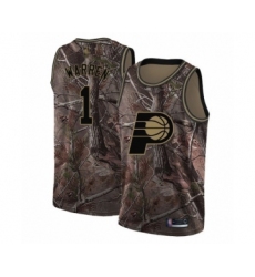 Women's Indiana Pacers #1 T.J. Warren Swingman Camo Realtree Collection Basketball Jersey