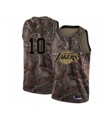 Women's Los Angeles Lakers #10 Jared Dudley Swingman Camo Realtree Collection Basketball Jersey