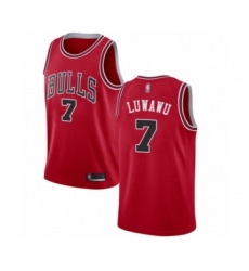 Women's Chicago Bulls #7 Timothe Luwawu Swingman Red Basketball Jersey - Icon Edition