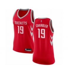 Women's Houston Rockets #19 Tyson Chandler Swingman Red Basketball Jersey - Icon Edition