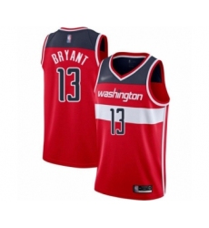 Men's Washington Wizards #13 Thomas Bryant Authentic Red Basketball Jersey - Icon Edition