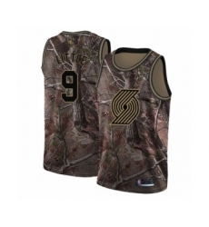 Men's Portland Trail Blazers #9 Nassir Little Swingman Camo Realtree Collection Basketball Jersey