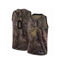 Women's Miami Heat #0 Meyers Leonard Swingman Camo Realtree Collection Basketball Jersey
