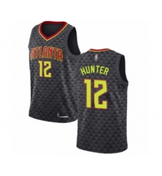 Youth Atlanta Hawks #12 De'Andre Hunter Swingman Black Basketball Jersey - Icon Edition