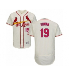 Men's St. Louis Cardinals #19 Tommy Edman Cream Alternate Flex Base Authentic Collection Baseball Player Jersey