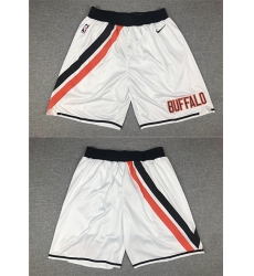 Men's Los Angeles Clippers Retro White Shorts (Run Smaller)