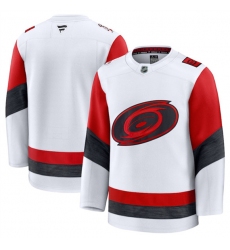 Men's Carolina Hurricanes Blank White 2025 Away Stitched Hockey Jersey