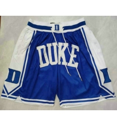 Men's Duke Blue Devils Blue Just Don Shorts