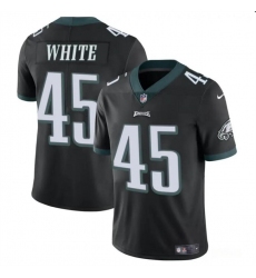 Men's Philadelphia Eagles #45 Devin White Black Vapor Untouchable Limited Football Stitched Jersey