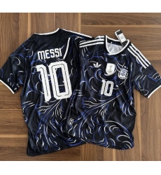 Men's Adidas Argentina #10 Messi 2026 World Cup Away FIFA jersey