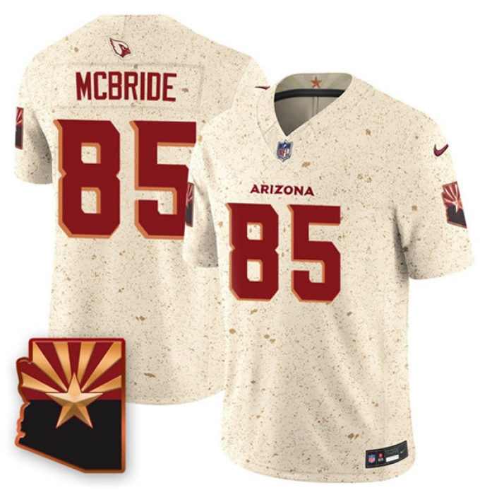 Men's Arizona Cardinals #85 Trey McBride 2025 F.U.S.E. “Rivalries” Vapor Untouchable Limited Football Stitched Jersey