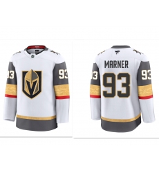 Men's Vegas Golden Knights #93 Mitchell Marner White 2024-25 Home Stitched Hockey Jersey