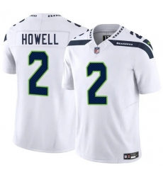 Men's Seattle Seahawks #2 Sam Howell White 2025 F.U.S.E. Vapor Limited Football Stitched Jersey