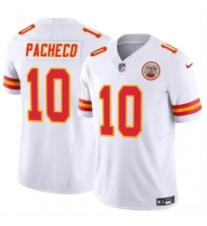 Men's Kansas City Chiefs #10 Isiah Pacheco White 2023 F.U.S.E. Vapor Untouchable Limited Football Stitched Jersey