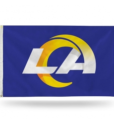 2Pcs NFL Standard 3' x 5' Banner Flag Single Sided - Indoor or Outdoor