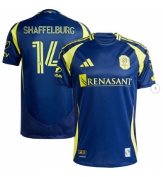 Mens Nashville SC Jacob Shaffelburg adidas Navy 2025 The Heart Of Nashville Kit Authentic Player Jersey