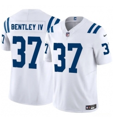 Men's Indianapolis Colts #37 Ulysses Bentley IV White 2025 F.U.S.E. Vapor Limited Football Stitched Jersey