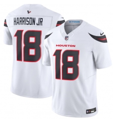 Men's Houston Texans #18 Marvin Harrison Jr White 2026 F.U.S.E. Vapor Limited Football Stitched Jersey