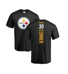 Football Pittsburgh Steelers #30 James Conner Black Backer T-Shirt