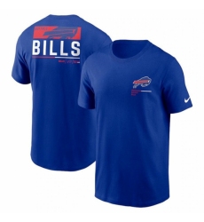 Men's Buffalo Bills Blue Team Incline T Shirt