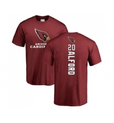 Football Arizona Cardinals #20 Robert Alford Maroon Backer T-Shirt