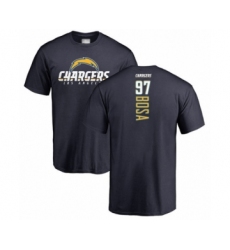 Football Los Angeles Chargers #97 Joey Bosa Navy Blue Backer T-Shirt