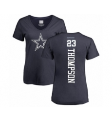 Football Women's Dallas Cowboys #23 Darian Thompson Navy Blue Backer T-Shirt