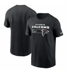 Men's Atlanta Falcons Black Division Essential T Shirt