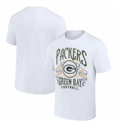 Men's Green Bay Packers White X Darius Rucker Collection Vintage Football T Shirt