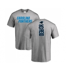 Football Carolina Panthers #25 Eric Reid Ash Backer T-Shirt