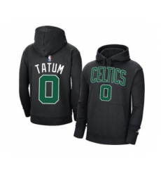 Men's Boston Celtics #0 Jayson Tatum 2021 Black Pullover Basketball Hoodie