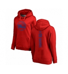 Basketball Women's Philadelphia 76ers #12 Tobias Harris Red One Color Backer Pullover Hoodie