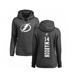 Hockey Women's Tampa Bay Lightning #14 Patrick Maroon Charcoal One Color Backer Pullover Hoodie