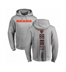 Football Chicago Bears #88 Riley Ridley Ash Backer Pullover Hoodie