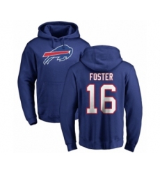 NFL Nike Buffalo Bills #16 Robert Foster Royal Blue Name & Number Logo Pullover Hoodie