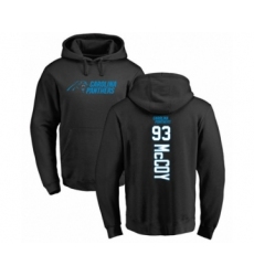 Football Carolina Panthers #93 Gerald McCoy Black Backer Pullover Hoodie