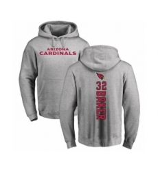 Football Arizona Cardinals #32 Budda Baker Ash Backer Pullover Hoodie