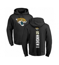 Football Jacksonville Jaguars #15 Gardner Minshew II Black Backer Pullover Hoodie
