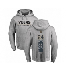 Hockey Vegas Golden Knights #24 Jaycob Megna Gray Backer Pullover Hoodie