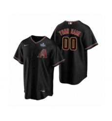 Men's Arizona Diamondbacks Active Player Custom Black 2023 World Series Cool Base Stitched Baseball Jersey